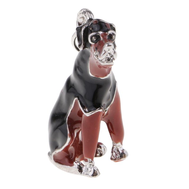 Adorable Puppy theme Accesorio para joyas para perros Collar Pulseras Tobilleras Fornituras Accesorio para el cabello Superficie plateada marrón oscuro BLESIY dijes colgantes