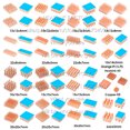 thumbnail image 2 of 5pcs Pure Copper Heatsink Heat Sink Radiator Cooler for Raspberry / Banana Pi Electronic 3D printer CHIP IC MOS with Thermal Pad 5pcs 13x12x7mm, 2 of 6