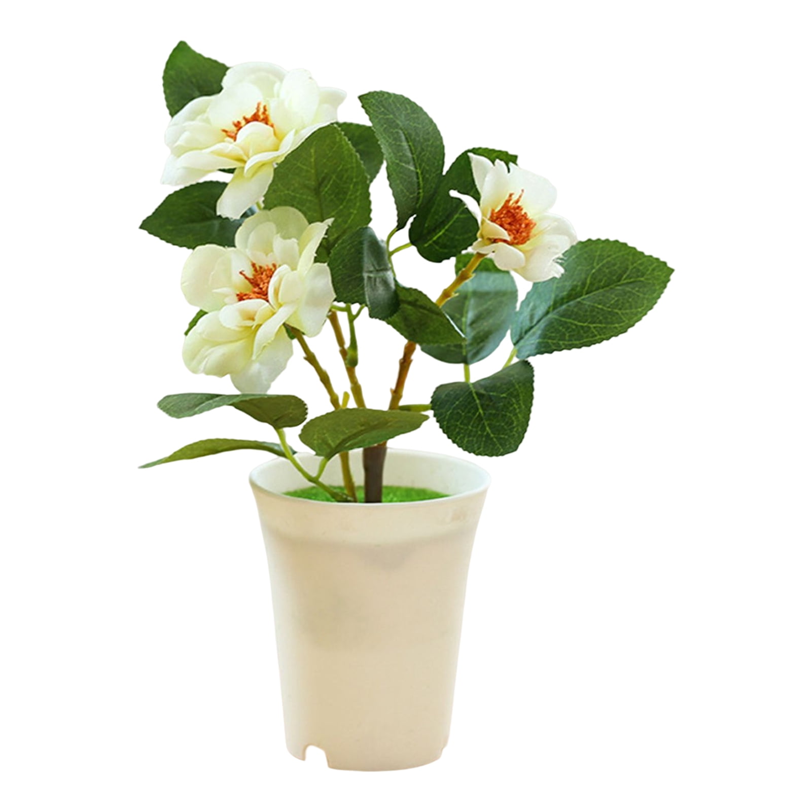 Artificial Orchid Flowers Plants with Vase for Table Centerpieces, Real