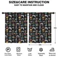 thumbnail image 2 of Blackout Kids Curtains,Colorful Games Symbol Black Pattern Childrens Insulated Curtains Set Of 2,Bedroom Essentials,Toddler Room Decor 42"x54", 2 of 5