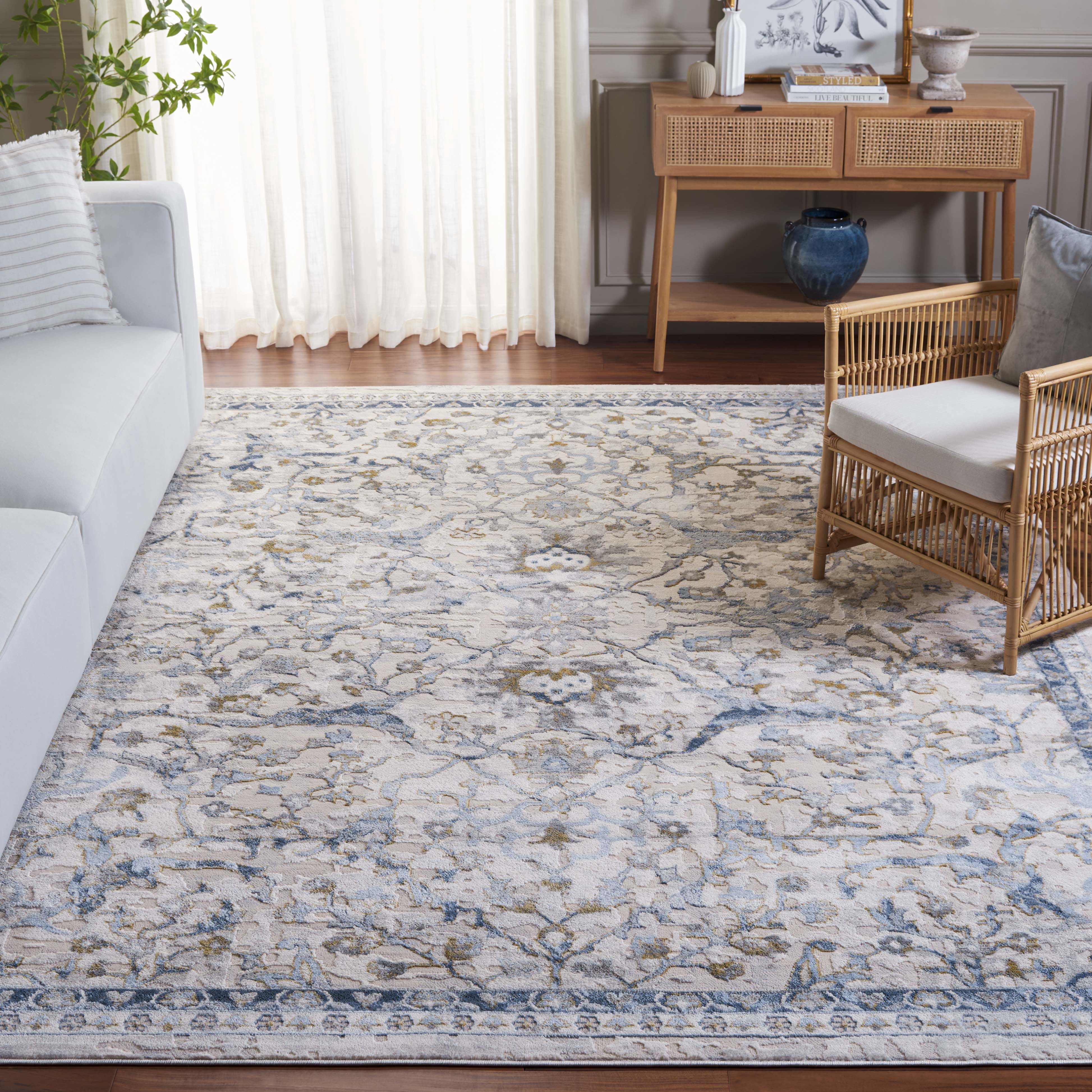 Safavieh Palma Isidora Oriental Area Rug, Beige/Light Blue, 8' x 10'