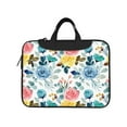 thumbnail image 2 of YFYANG 13 inch Universal Laptop Bag Oxford Cloth Laptop Sleeve, Multi-functional Watercolor Vintage Flowers Notebook Computer Messenger Bag Handbag, 2 of 8