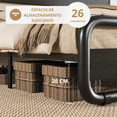 thumbnail image 4 of Cama de Tamaño Matrimonial Con Cabecero FABATO, 4 of 6