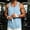 Sky Blue, variant on LRGSHF Men's Round Neck Sleeveless Tank Top, Loose Fit Solid Color Athletic Tank Shirts, Breathable Lightweight Casual Workout Tank Tops