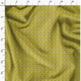thumbnail image 3 of Soimoi Tissu Jaune Moss Georgette Cheval Courant Imprimé Animal 1 Yard 42 Pouces de Large, 3 of 6
