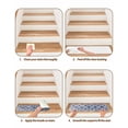 thumbnail image 5 of Stair Treads for Wooden Steps, Navy Blue Boho Peel and Stick Stair Treads with Adhesive, Ehtnic Abstract Art Modern Geometric Non Slip Indoor Stairs Runner Rugs Mats for Elders Dogs 8"x30"4PCS, 5 of 7