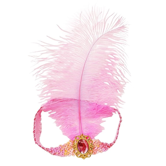 Gkeoshab Headbands for Women Women’s Colorful Feather Headband Carnival Festival Hair Accessory for Festivals & Performances