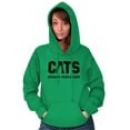 thumbnail image 4 of Cats Because People Suck Funny Cool Hoodie Sweatshirt Women Men Brisco Brands L, 4 of 6