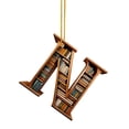 thumbnail image 1 of Pendentif Double Impression Acrylique 2D de Noël Mignon pour Étagère Modélisation de Lettres Anglaises Pièce de Maison, 1 of 9