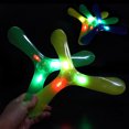 thumbnail image 3 of EeaseCA 3PCS Luminous Triangle Boomerang Sports Toy Children's Day Gift for Kids Children Outdoor (Random Color), 3 of 8
