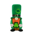 thumbnail image 2 of Home Decor Qwtwty St. Patrick's Day Figurine Irish Holiday Faceless Doll Figurine Ornament Green Figurine Rudolph Holiday Decoration, 2 of 6