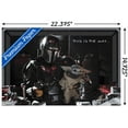 thumbnail image 3 of Star Wars: The Mandalorian - This is the Way Wall Poster with Push Pins, 14.725" x 22.375", 3 of 3