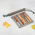 thumbnail image 2 of Fabricant Direct : Hot Dog Compact en Acier Inoxydable avec 4 Brochettes - Outil Portable pour Barbecue Extérieur/intérieur pour une Cuisson Uniforme, Résistant à la Rouille, Sûr pour Jardin, Hayons et Réunions de Famille, 2 of 6