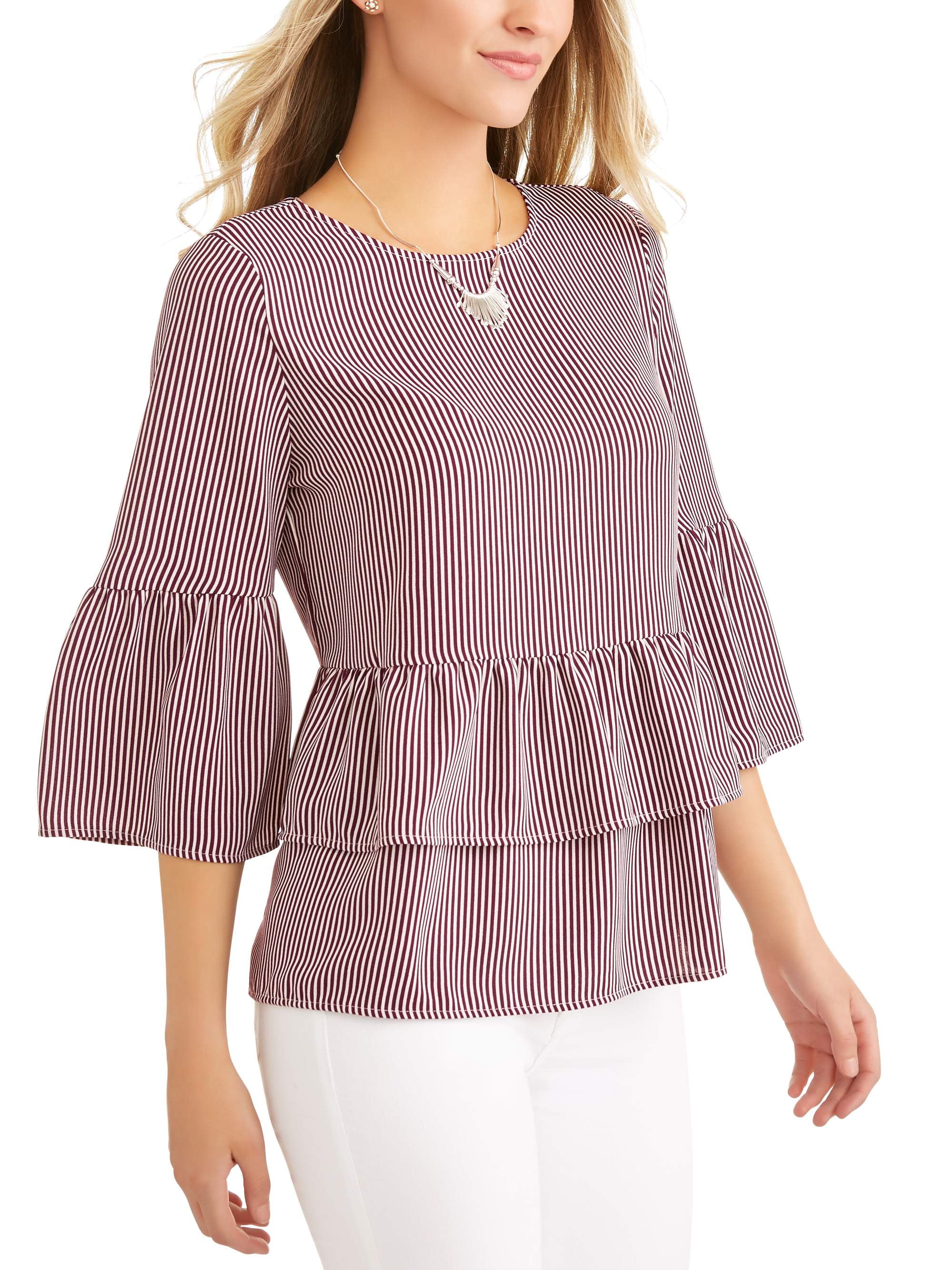 ruffle peplum top