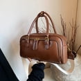 thumbnail image 4 of Bolso Con Asa Superior para Mujer Correa Ajustable Piel Sintética Mano Sólido, 4 of 9