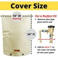 thumbnail image 3 of Redford Supply Backflow Valve Cover Insulated - Water Well Pump Covers, Well Head Cover, Sprinkler Valve Cover, Backflow Preventer Cover Insulated, Sprinkler Covers for Outside, 3 of 7