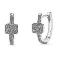 thumbnail image 1 of Fashion Cubic Zircon Ear Buckle Hoop Earrings for Women Korea Cute Small Circle Earrings Party Jewelry Gift----2373 SILVER--Product code 72243 2373 SILVER, 1 of 5