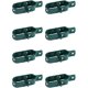 thumbnail image 1 of Kit de 8 tensores de alambre plastificado verde para valla, red, tendedero, jardín metálico para postes | Juego de 8 piezas (8 piezas), 1 of 5