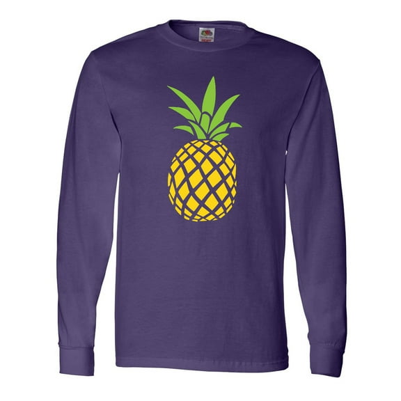 Inktastic Summer Pineapple Long Sleeve T-Shirt