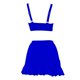 thumbnail image 3 of Traje de baño de dos piezas Tankini para mujer, estilo conservador de primavera, con falda de color liso y abertura en la parte delantera, tankinis para mujer, trajes de baño de dos piezas para mujer,, 3 of 6