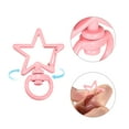 thumbnail image 4 of Swivel Clasps Snap Hook, Star Shape Lobster Claw Clasp for DIY Pink 16Pcs, 4 of 7