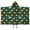 Green Sun Moon, variant on Green Sun Moon Cloud Planet Pattern Hooded Bath Towel,50"x30" for Ages 3 To 12 Kids, Quick Dry Lightweight Soft Microfiber Hood Beach Towel Cover Up for Kids