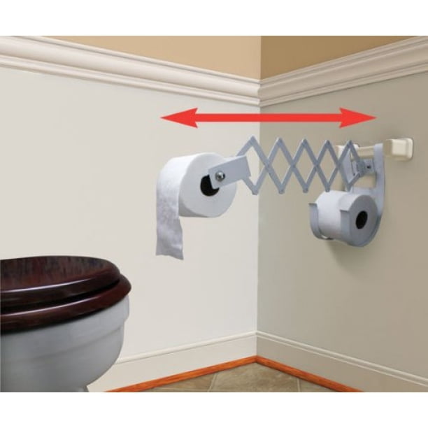 Easy Reach Accordion Style Toilet Roll Holder Walmart Com