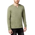 thumbnail image 2 of Buffalo David Bitton Men's Kattie Slub Henley Shirt Green Size XX-Large, 2 of 3
