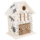 thumbnail image 5 of Hotel De Abejas, Casa De Abejas De Madera De Tubos Múltiples De Gran Espacio, Madera Maciza Para Jardín, 5 of 7