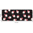 thumbnail image 7 of Black Christmas Santa Pattern Kitchen Rug Mat,Kitchen Runner Rugs Non Skid Washable,Decorative Kitchen Floor Mats for Kitchen,Sink,Laundry,17"x47.2", 7 of 7