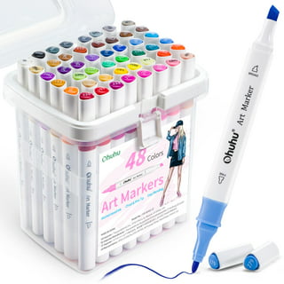 Ohuhu Dual Alcohol Art Markers Double Tipped Alcohol-Based