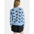 thumbnail image 3 of Netflix Stranger Things Scottie Dog Sweater from No Boundaries, Women's and Women’s Plus, 3 of 5