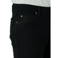 thumbnail image 4 of Lee Men's Legendary Regular Fit Tapered Leg Jean Overdye Black Denim Comfort New, 4 of 5
