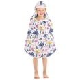thumbnail image 7 of Toddler Hooded Beach Towel 24x50 Kids Bath Towels Soft Quick Dry for Swim Pool Boys Girls Cute Flamingo Flower Tree, 7 of 7