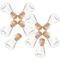 Uonlytech 12Pcs Small Glass Containers with Cork Stopper for Vintage Style Events