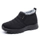 thumbnail image 1 of Botas de nieve cálidas y ligeras con fondo suave y acolchado de algodón para mujer, informales, con forro polar y engrosadas, para madres de mediana edad y mayores, 1 of 6