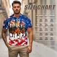 thumbnail image 7 of Binienty Patriotic Horse His and Hers Matching Outfits Versatile Short Sleeve Golf Skort and Short Sleeve Shirt Set for Women and Men Watercolor Workout Sports Golf Course Wear, 7 of 7