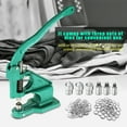 thumbnail image 2 of Grommet Machine Eyelet Machine Hand Press Grommet Machine Eyelet Setting Machine Eyelet Hand Press Tool 1pc Hand Press Grommet Eyelet Machine With 3 Dies & 1500pcs Grommets, 2 of 8