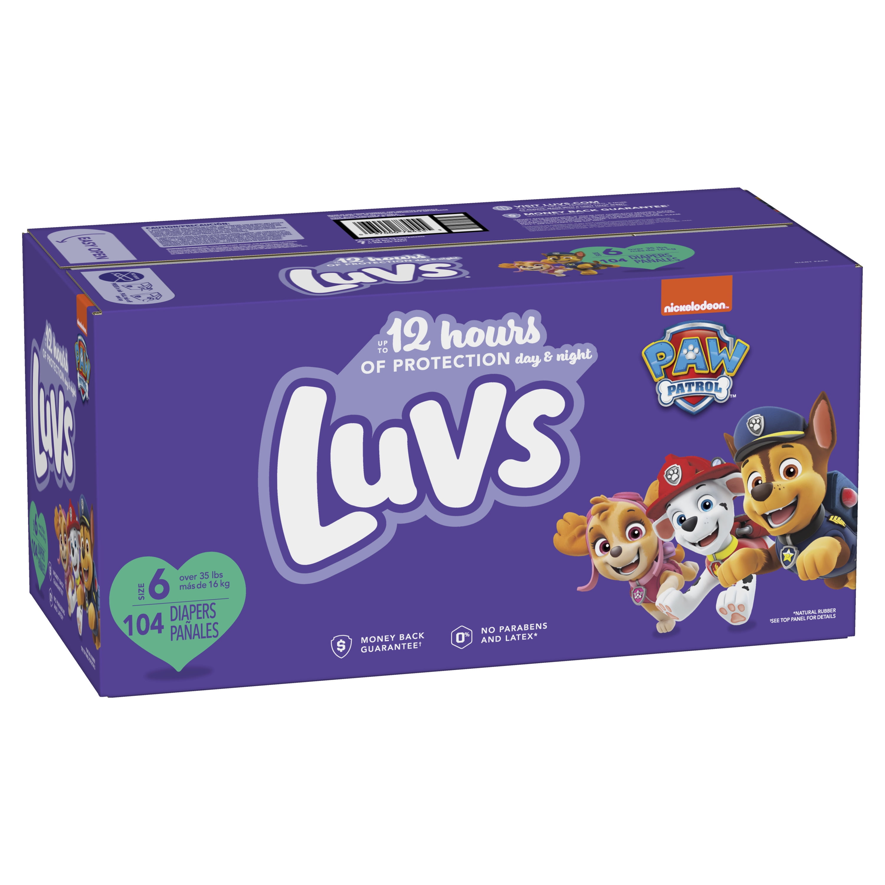 Luvs Paw Patrol Edition Diapers (Choose Your Size & Count)