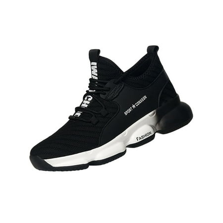 

Zodanni Unisex Work Shoes Steel Toe Sneakers Slip Resistant Safety Shoe Industrial Construction Puncture-proof Lace Up Black And White 13.5 Man