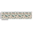 thumbnail image 2 of Floral Fabric by the Yard, Pattern of Vintage Style Flower Bouquets with Leaves, Decorative Upholstery Fabric for Sofas and Home Accents, Umber Cadet Blue by Ambesonne, 2 of 4