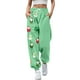 thumbnail image 1 of Pantalones de Mezclilla Gibobby Leggings Elásticos Largos Navideños para Mujer Cinturón Estampado de Árbol de Papá Noel y Nieve Glauco M, 1 of 4