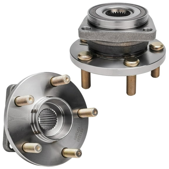 Detroit Axle - Front 2pc Wheel Bearing Hubs for 2005-2014 Subaru Outback Legacy, 2 Wheel Bearing and Hubs Assembly 2005 2006 2007 2008 2009 2010 2011 2012 2013 2014 Replacement