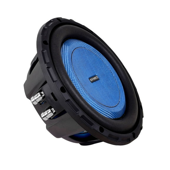 Hifonics ELITE 8 Inch Shallow Subwoofer Dual Voice Coil Car Audio Speaker, 500 Watts, Blue