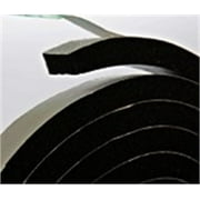 Frost King Available R534H Sponge Rubber Foam Tape 5/16-Inch, Black, 3/4 W, 5/16 T, 10 ft L