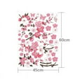 thumbnail image 3 of WEISIPU Pink Cherry Blossom Tree Flower Wall Stickers, 3 of 7