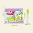 thumbnail image 4 of F Transportation Theme Water Art Book For Children Reusable Design Approximately 7X6 Inches With Pen For Early Learning Travel Friendly Toy, 4 of 8