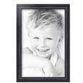 thumbnail image 2 of ArtToFrames 11" x 17" Galleria Noir Picture Frame, 11x17 inch Black MDF Poster Frame (WOM-4083),  Pack, 2 of 8