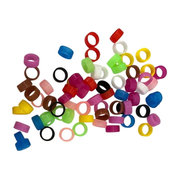 Anillos de pájaros de pájaros Etiquetas de pájaros Marcadores Fuentes de pájaros para palomas Parrots codorniz estilo A