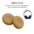 thumbnail image 3 of sweethay Almohadillas para los oídos Cojín para auriculares Protección auditiva de cuero Esponja Auriculares Reemplazo de piezas de repuesto Relojes inteligentes Marrón, 3 of 6